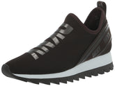 DKNY Women's Abbi Logo Slip-on Running Sneakers, Espresso, 7